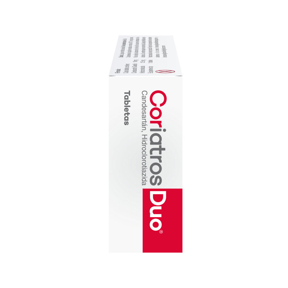 Coriatros-Duo-16-mg-/-12.5-mg---Caja-con-14-tabletas-(Candesart&aacute;n-y-Hidroclorotiazida)-imagen-2
