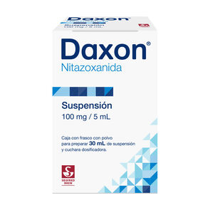 Daxon-100-mg-/-5-ml---Frasco-con-polvo-para-suspensi&oacute;n-30-ml-(Nitazoxanida)-imagen