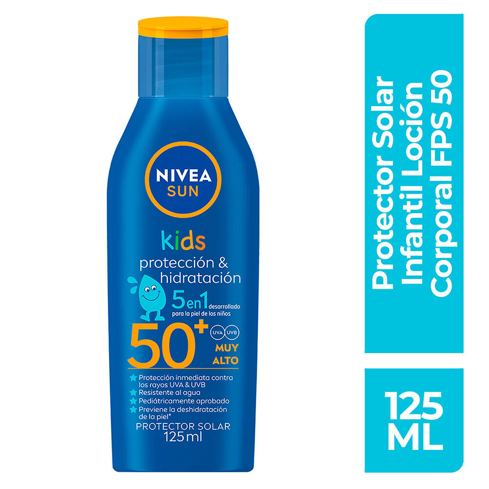 NIVEA-SUN-KIDS-Protector-Solar-Corporal-Protect-&-Moisture-FPS50-125-ml-imagen-2