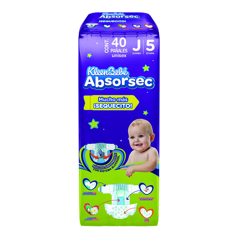 Kleenbebe-Absorsec-Jumbo-40-Pzas-imagen-3