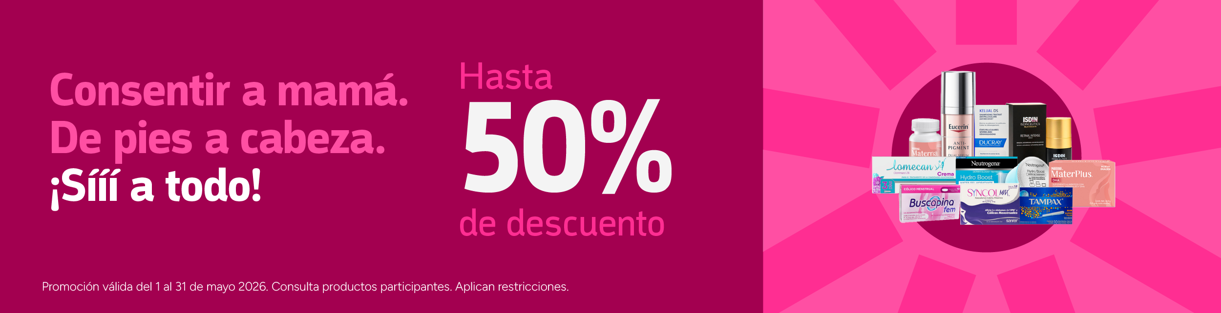Aprovecha los días dermo con increíbles descuentos, hasta 3 meses sin intereses en línea con servicio a domicilio gratis
