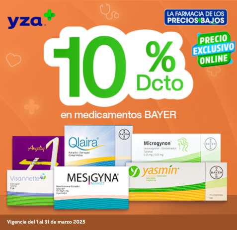 Compra en línea variedad antibioticos solo en sucursal farmacias YZA al mejor precio con servicio a domicilio gratis