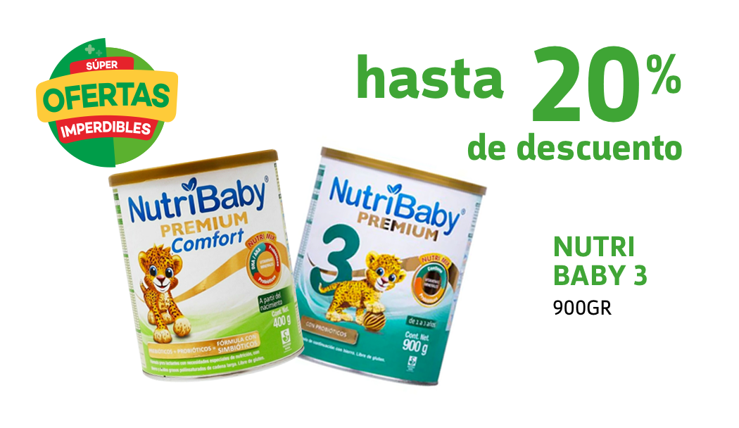 Compra en linea en Farmacias YZA artículos de bebé nutribaby a precio especial con servicio a domicilio gratis