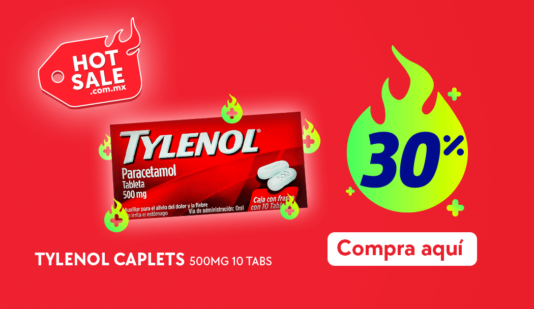 Compra en linea tylenol con descuento a precio especial con servicio a domicilio gratis