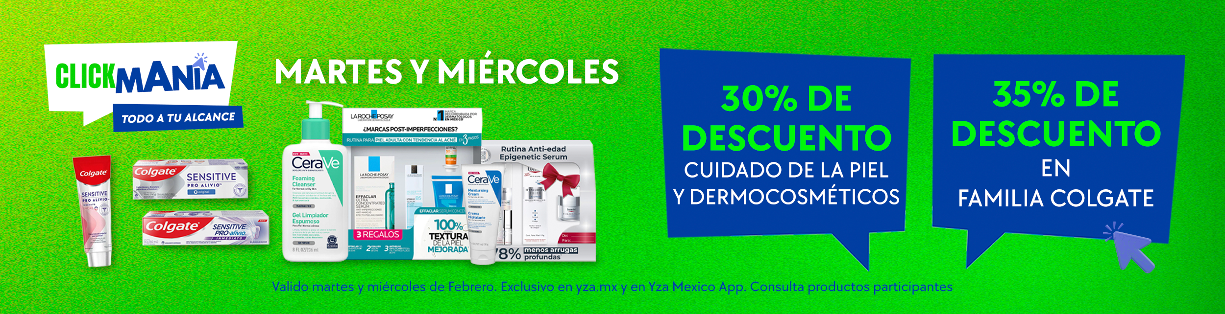 Aprovecha los días dermo con increíbles descuentos, hasta 3 meses sin intereses en línea con servicio a domicilio gratis