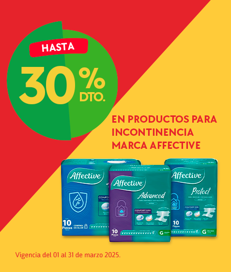 Compra productos AFFECTIVE con precio especial con ofertas en farmacias YZA al mejor precio en linea con servicio a domicilio