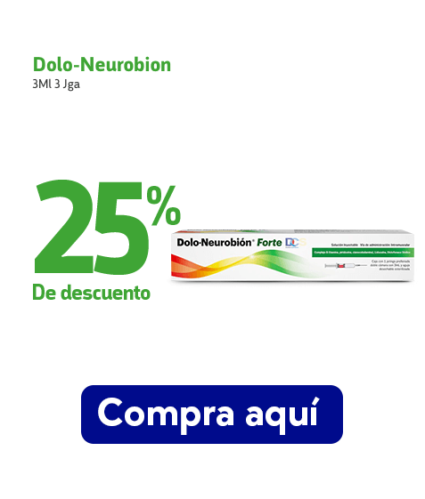 Compra en linea dolo neurobion en farmacias YZA al mejor precio con servicio a domicilio gratis