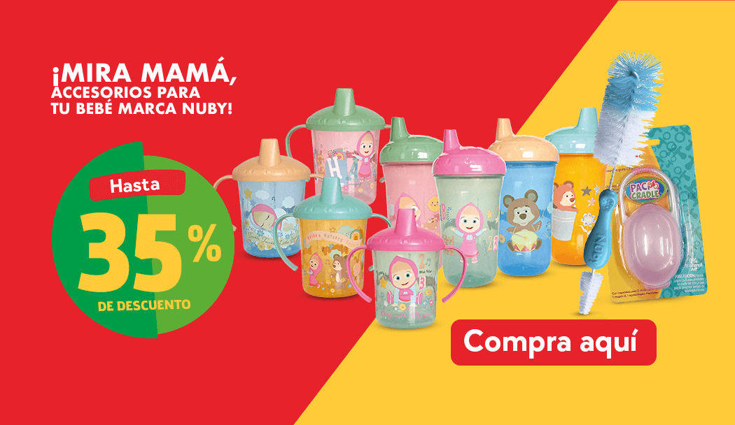 Compra en linea productos nuby para bebé con descuento a precio especial con servicio a domicilio gratis