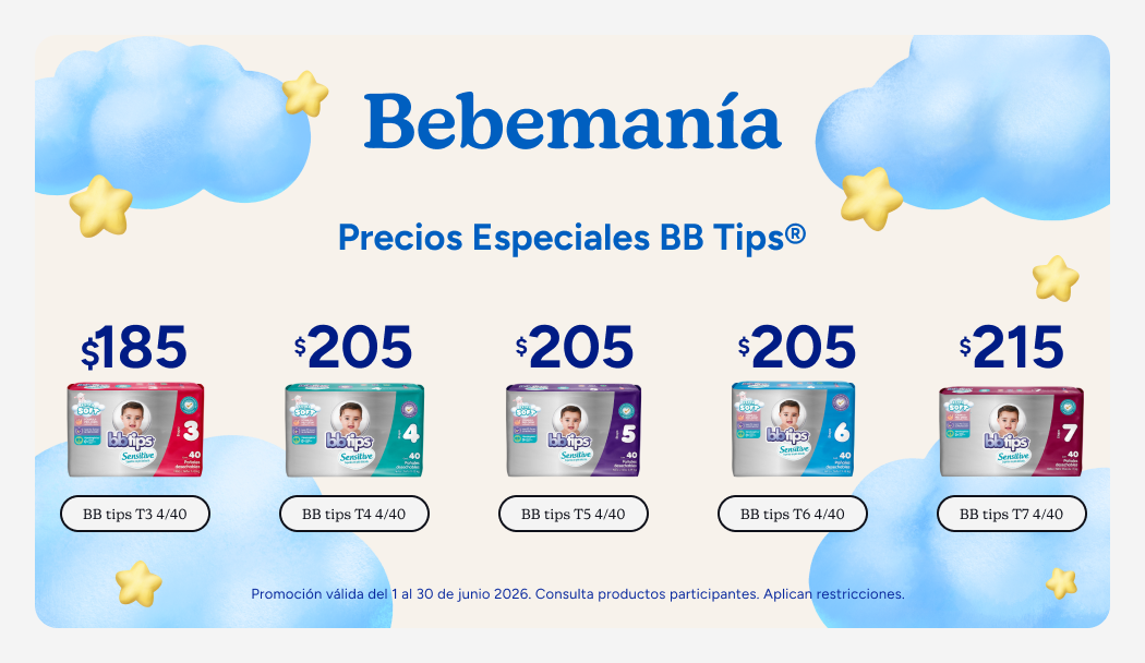 Compra articulos para bebé con descuento a precio especial con servicio a domicilio gratis
