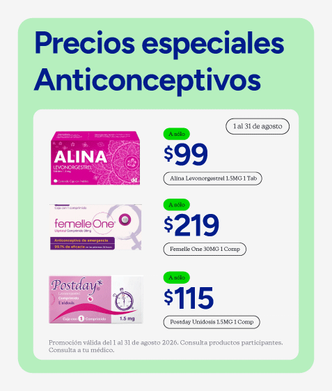 Compra a precio especial en farmacias YZA al mejor precio con servicio a domicilio gratis