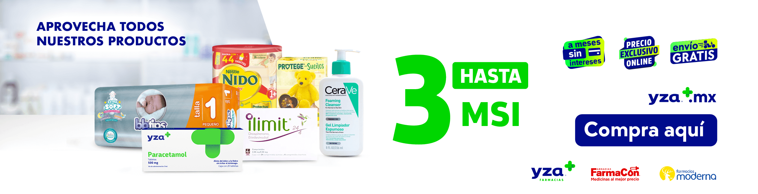 Aprovecha compras hasta 3 meses sin intereses en linea con servicio a domicilio gratis