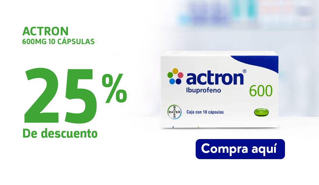 Aprovecha compra productos actron al mejor precio con servicio a domicilio en FARMACIAS YZA