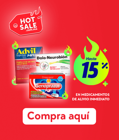 Compra en linea medicamentos de alivio inmediato a precio especial con servicio a domicilio