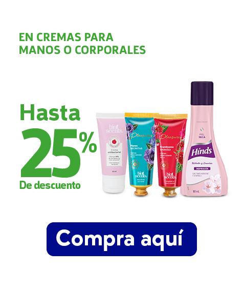 Compra cremas corporales en farmacias YZA al mejor precio en linea con servicio a domicilio
