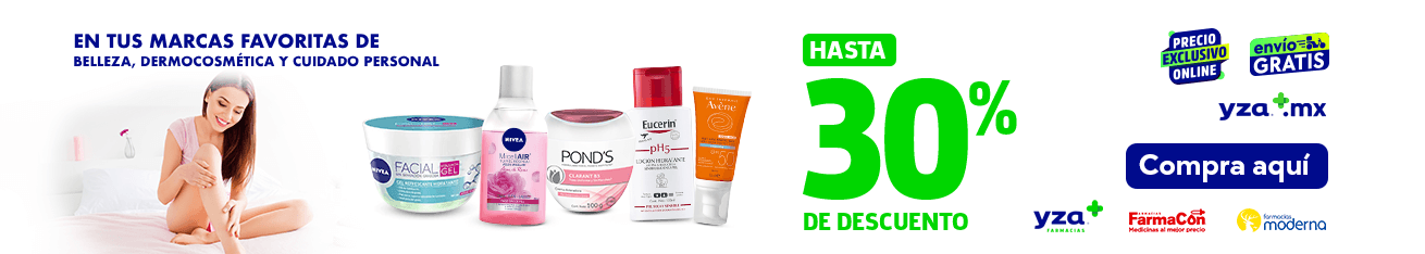 SELECCION DE PRODUCTOS  DERMATOLOGICOS EN FARMACIAS YZA EN LINEA CON SERVICIO A DOMICILIO GRATIS