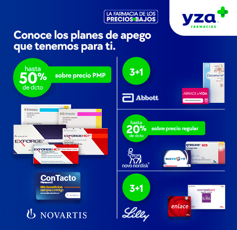 Compra en línea farmacias YZA al mejor precio con servicio a domicilio gratis