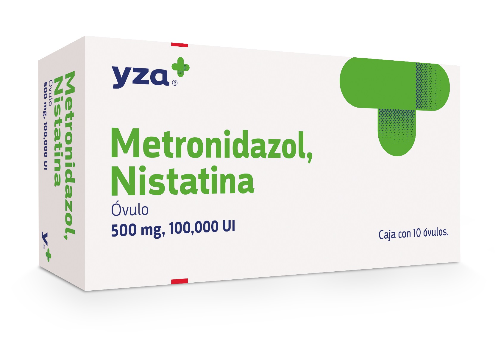 Yza Metroni/Nist 500Mg/100000U 10 Ovulos