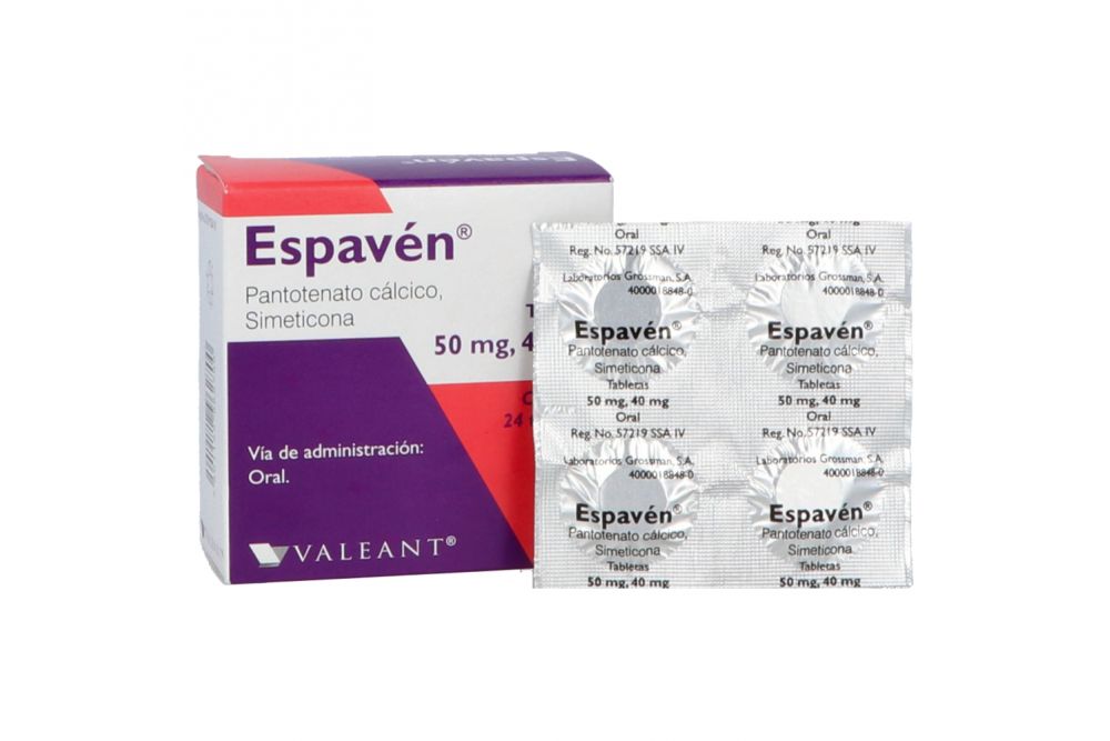 Espaven 40Mg/50Mg 24 Tabs