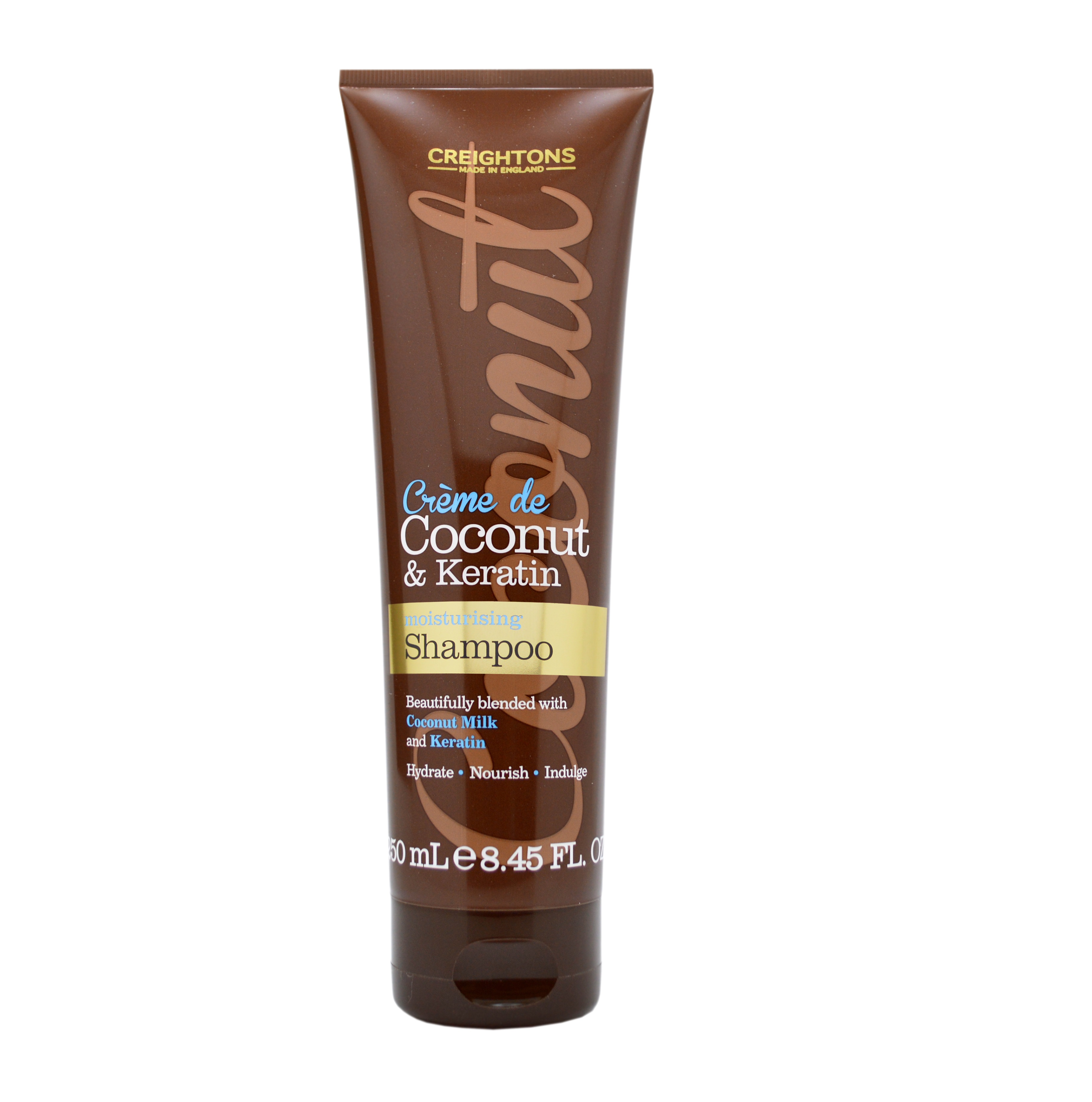 Creightons Crème De Coconut & Keratin Shampoo – 250 Ml, Mit Kokosmilch & Keratin Für Geschmeidiges Haar