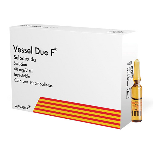 Vessel DueF Solucion 60Mg/2Ml 10 Amp X