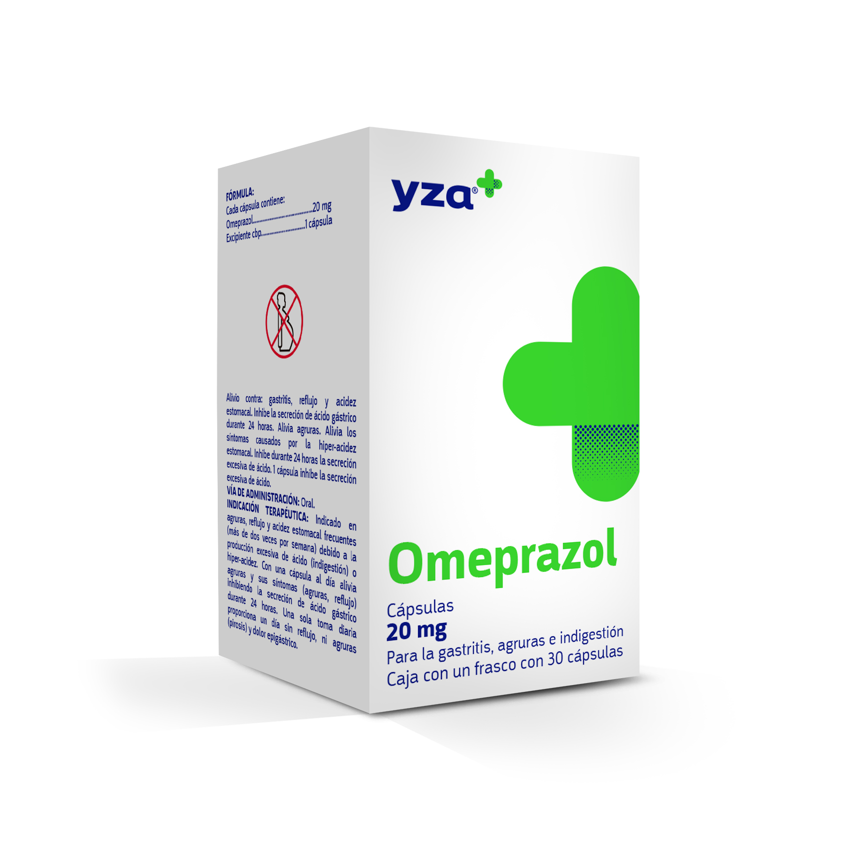 Yza Omeprazol 20Mg 30 Caps