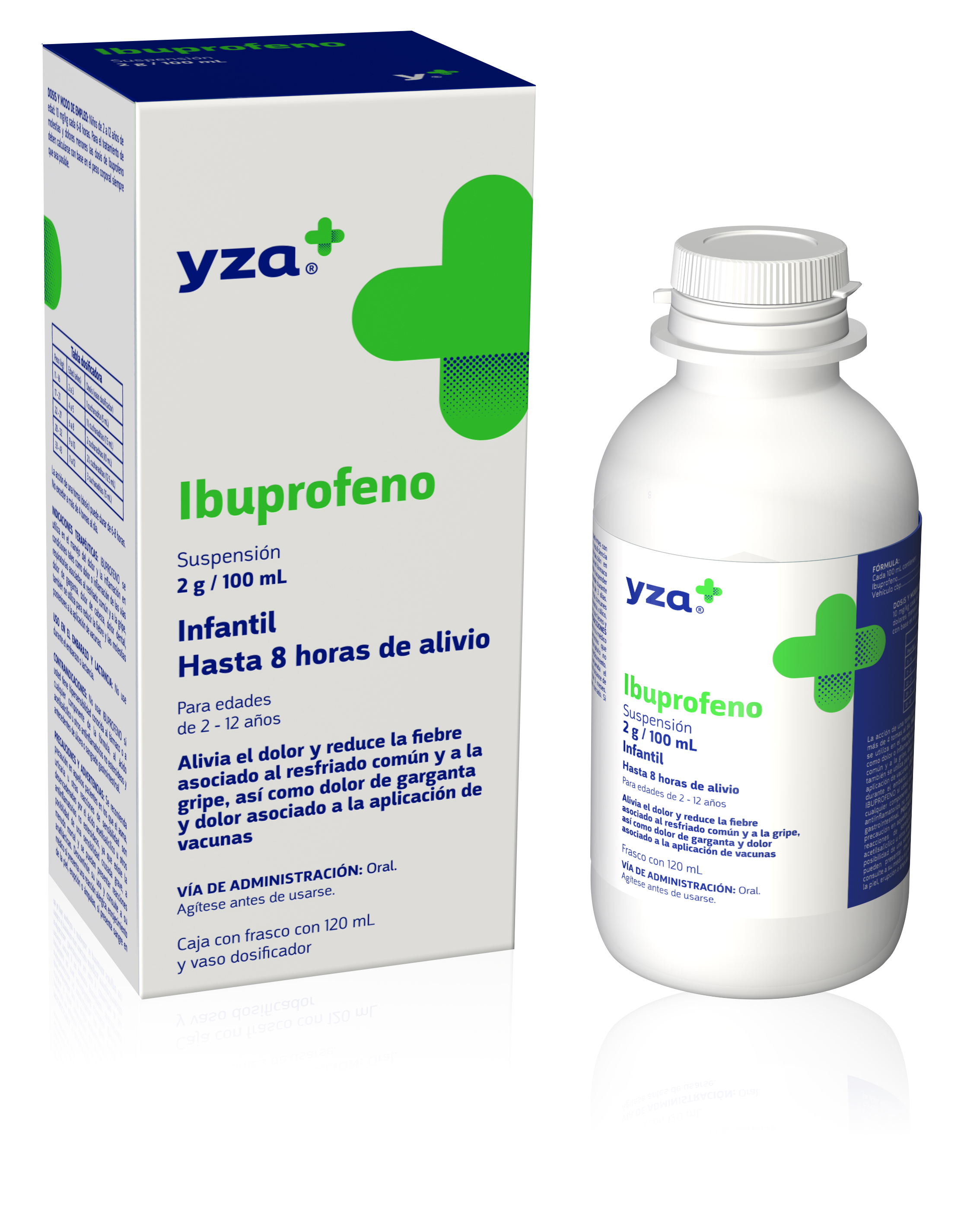 Yza Ibuprofeno Susp 100Mg/5Ml 120Ml