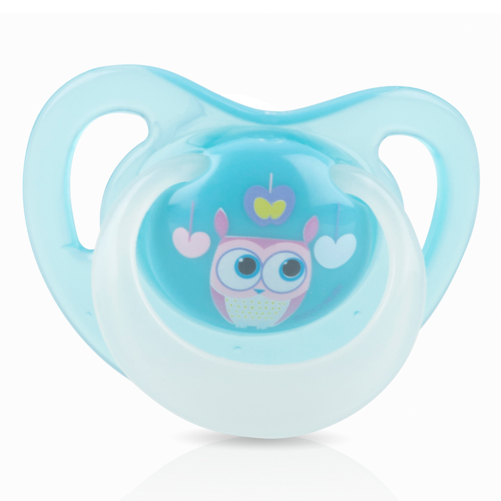 Nuby Ciuccio Ortodontico 2 Pezzi | 6-36 Mesi | Fori Di Ventilazione | Forma Ad Ala | Morbido E Sicuro