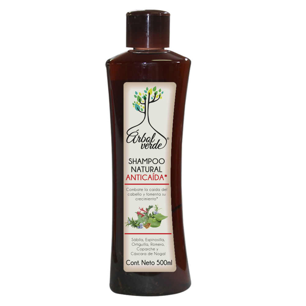 Shampoo Arbol Verde Anticaída 500 Ml